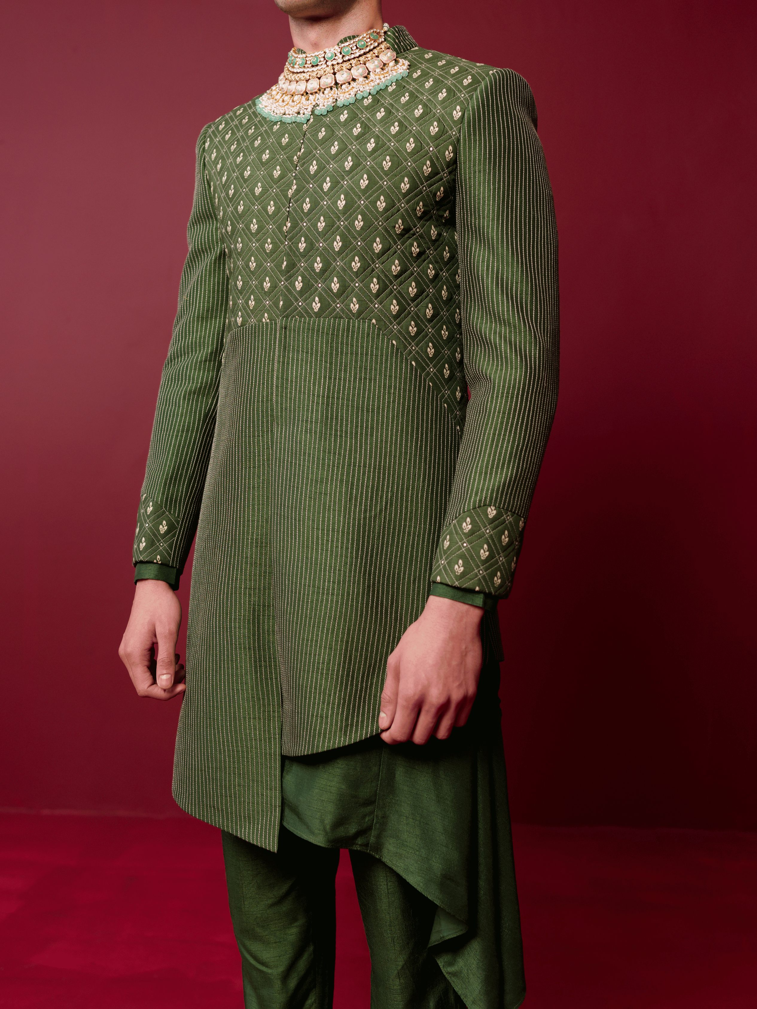 Ridhimaa Gupta- Satya Sherwani Set