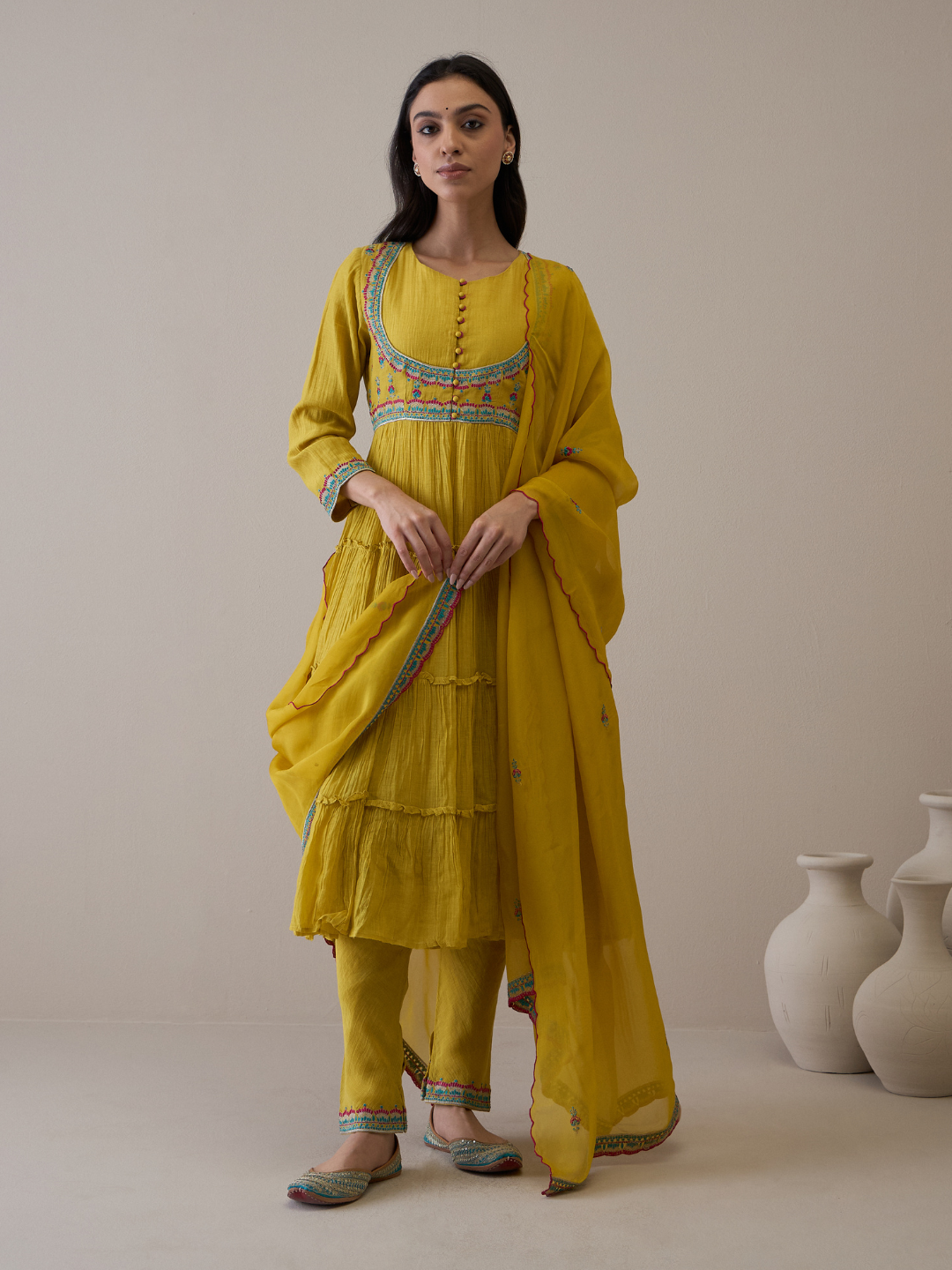 Garima Gupta in our Vardaah Kurta Set