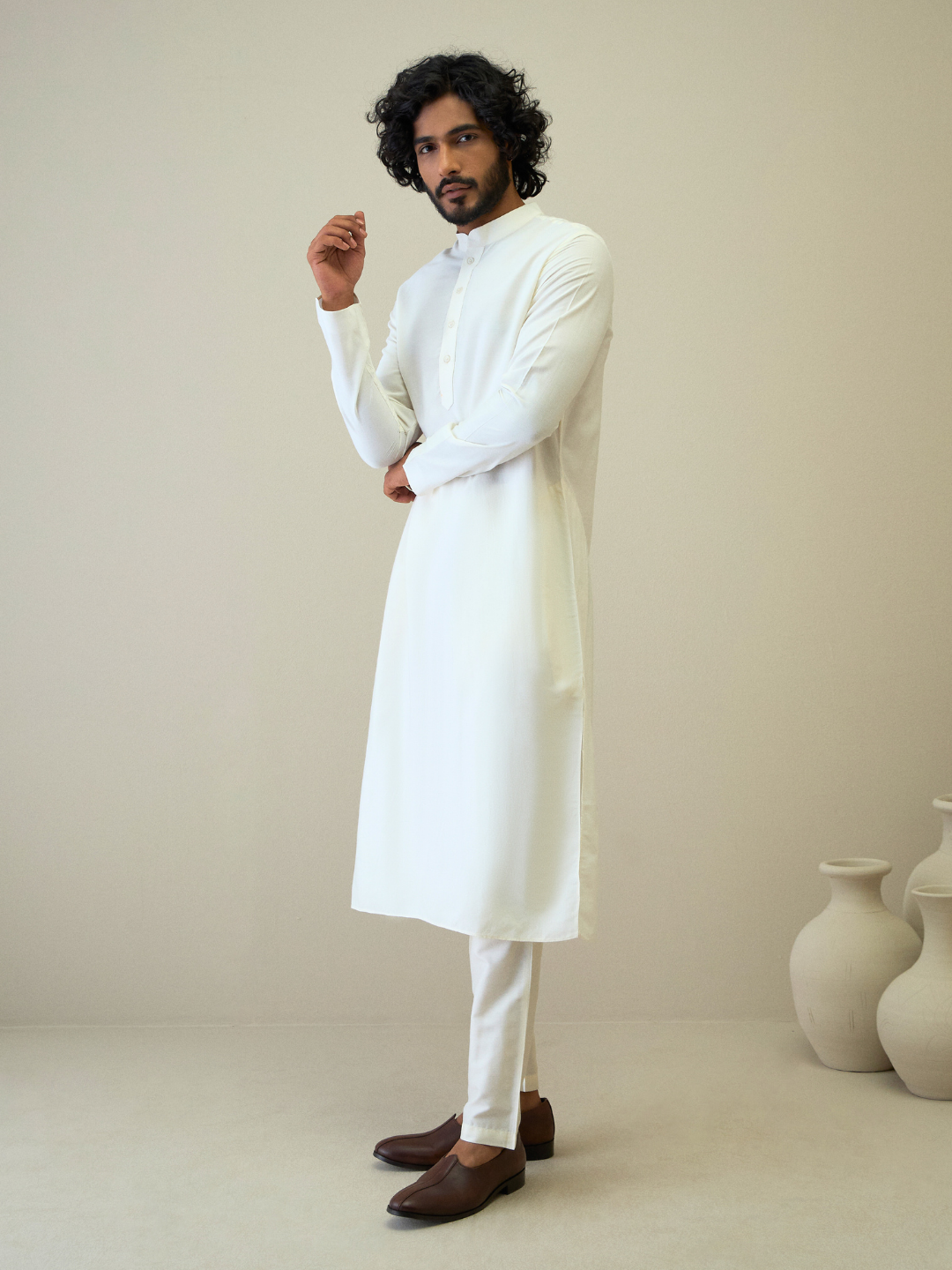 Shwet Kurta Set