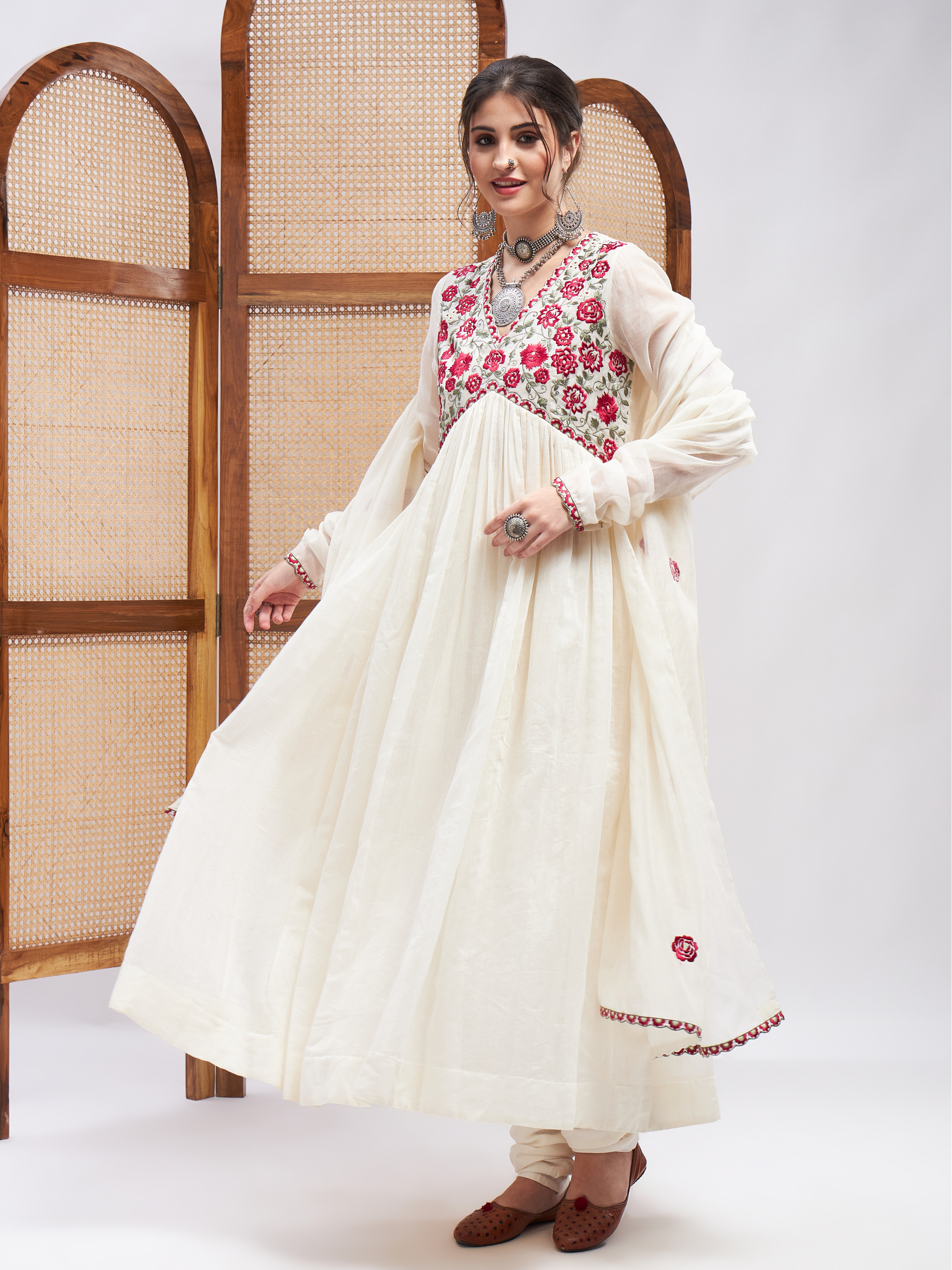 Arishamitha in our Rimjhim Kurta Set and Ishaara Dress